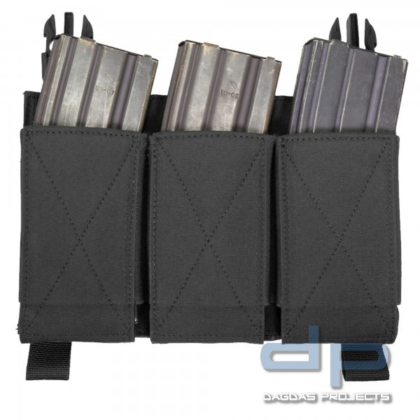 WARRIOR LOW PROFILE PLATE CARRIER V1 + TRIPLE ELASTIC MAG POUCH SET IN VERSCHIEDENEN FARBEN