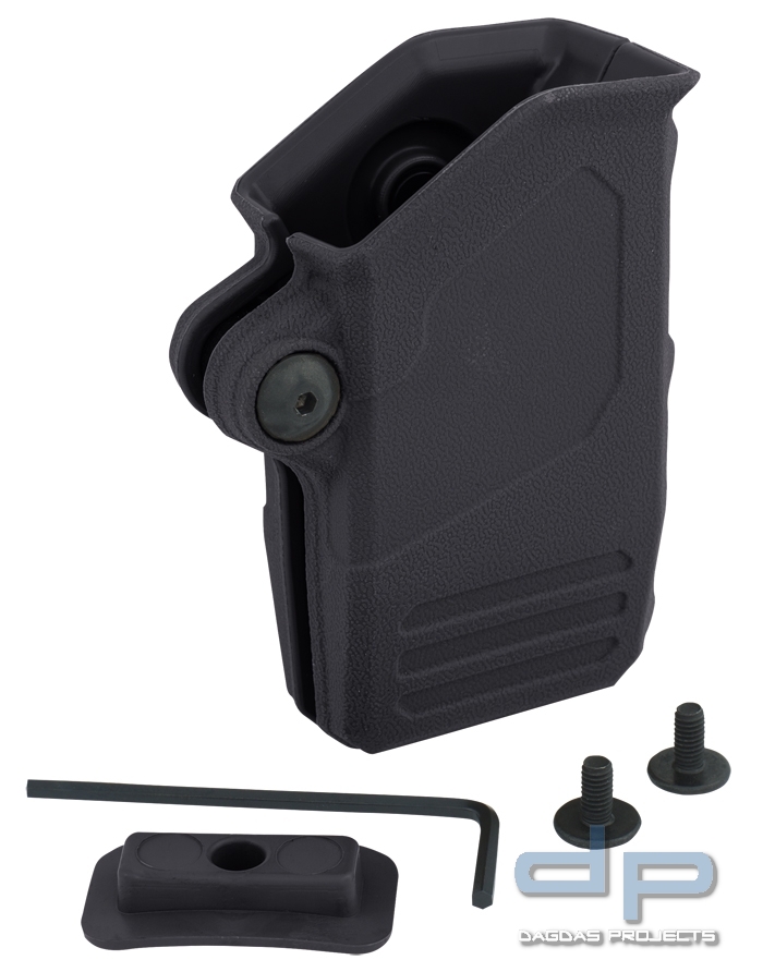 Radar Magazinhalter 9 mm für Oberschenkelplattform in verschiedenen Farben