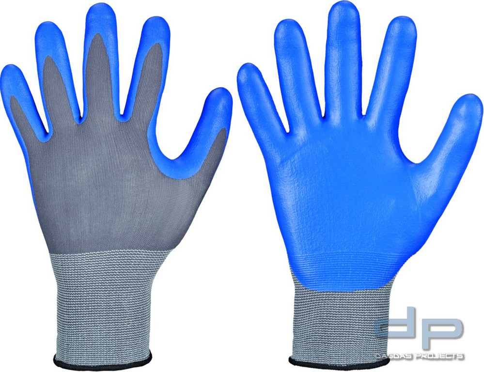 STRONGHAND® HANDSCHUHE in blau/grau VPE12