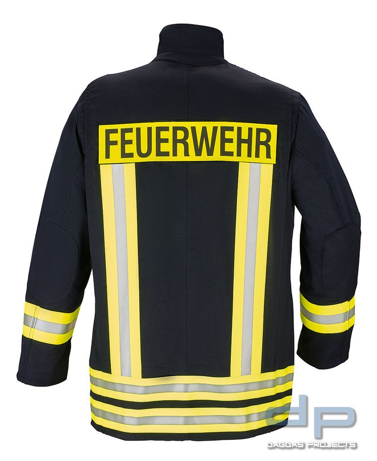 Jacke EN 11612 mit Reflexstreifen 100% Baumwolle