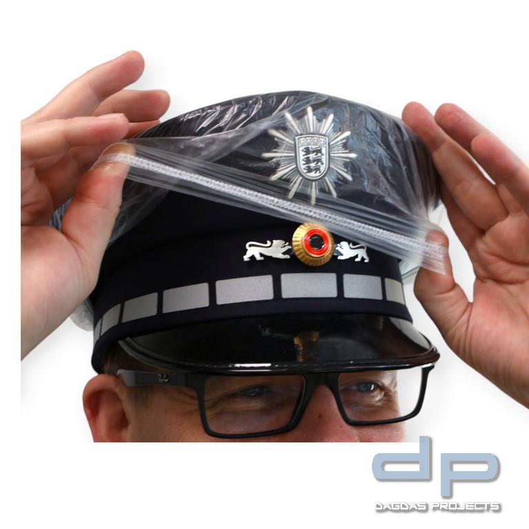 REGENSCHUTZHAUBE FÜR SCHIRMMÜTZEN TRANSPARENT