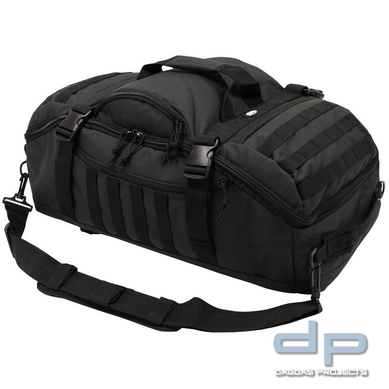 Rucksacktasche, "Travel", schwarz