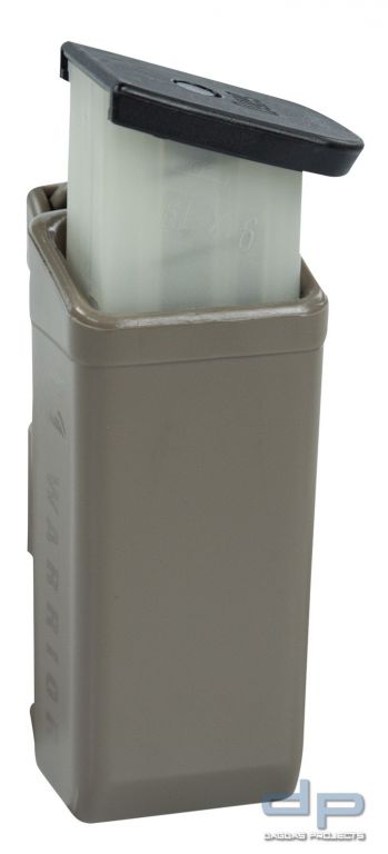 Warrior Polymer 9mm Pistol Mag Pouch Dark Earth