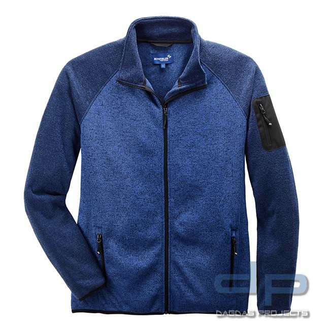 STRICKJACKE TWENG in Graumeliert-Schwarz und Blau-Schwarz