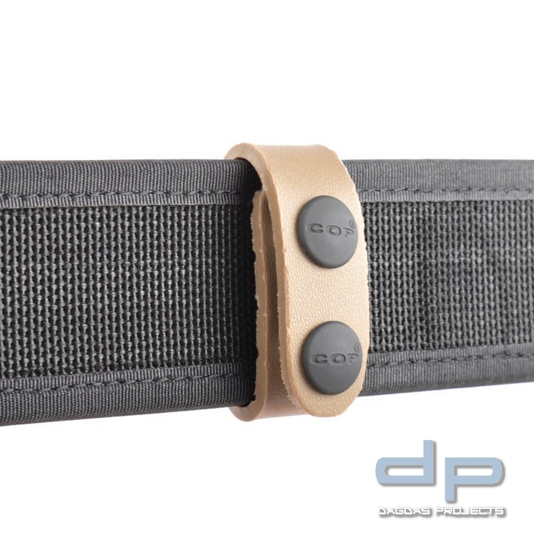 COP® 912 Standard Gürtelhalter (Kunststoff), 50mm, coyote, schw. Druckknöpfe
