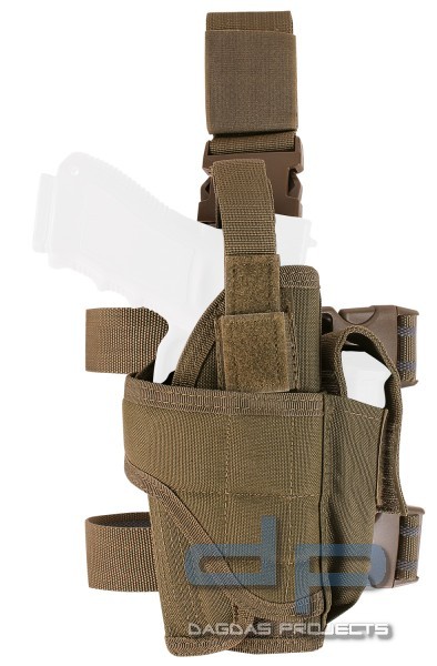 Condor Tornado Tactical Leg Holster in coyote