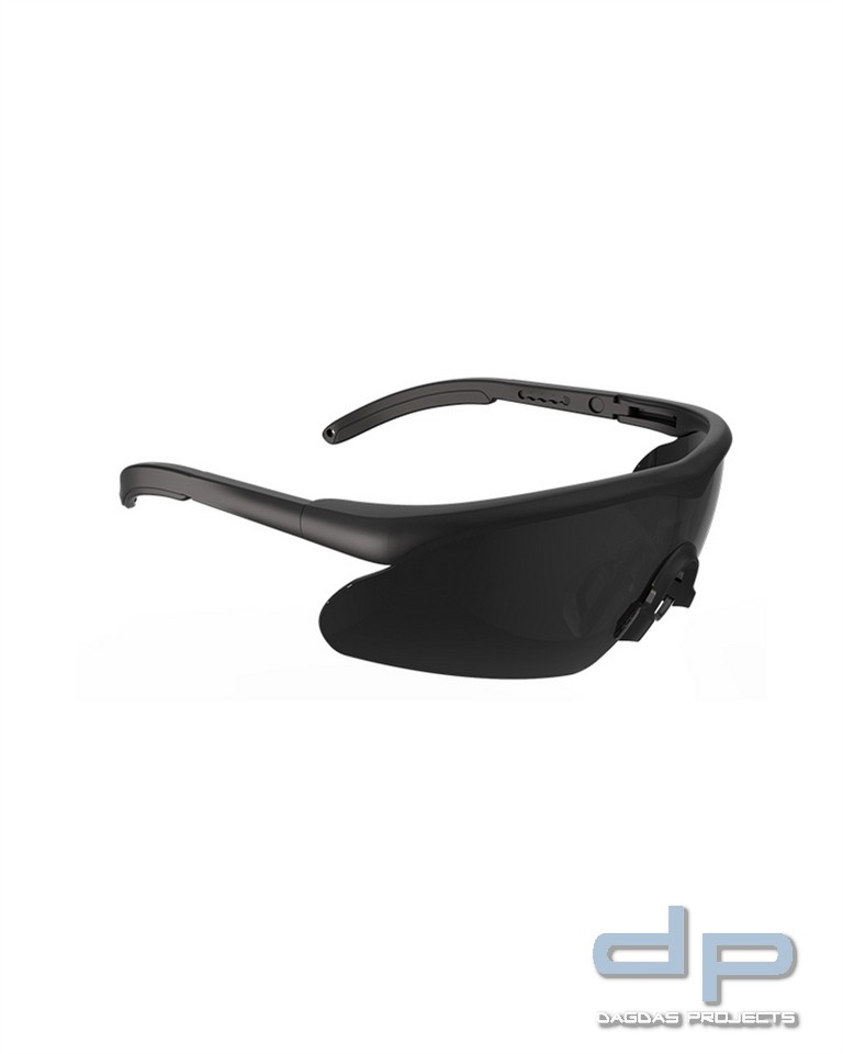 SCHUTZBRILLE SWISS EYE® RAPTOR PRO SCHWARZ VPE 2