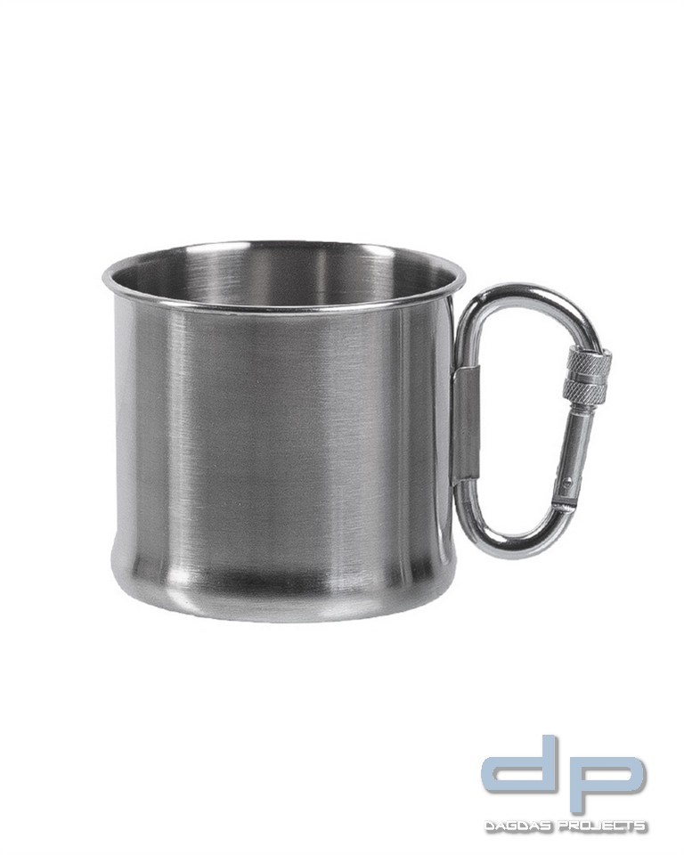 KARABINERBECHER S/STEEL 500ML VPE 10