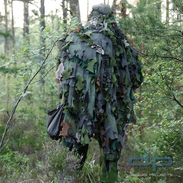 SnigelDesign 3D Ghillie Tarnnetz Umhang