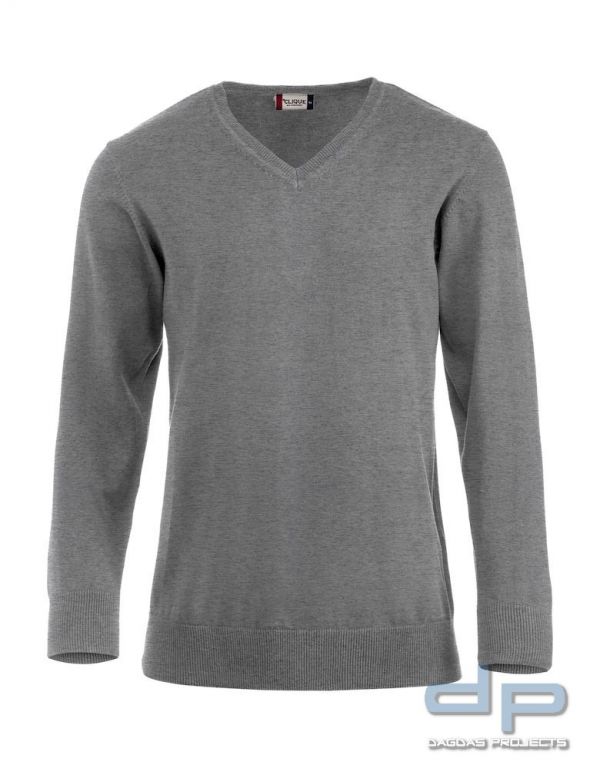 Herren Strickpullover V-Ausschnitt 100 % Baumwolle in verschiedenen Farben