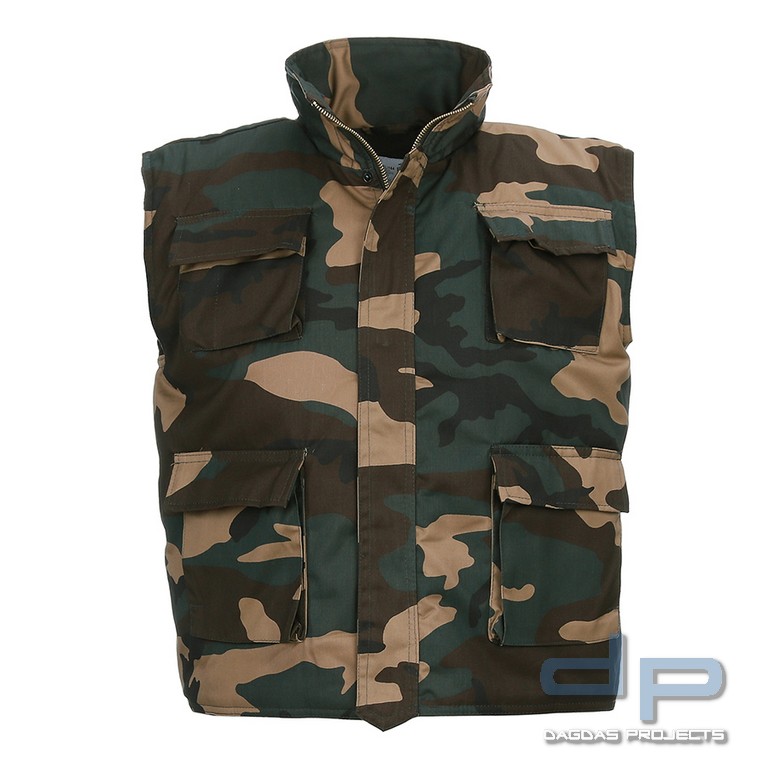 Kinder bodywarmer woodland