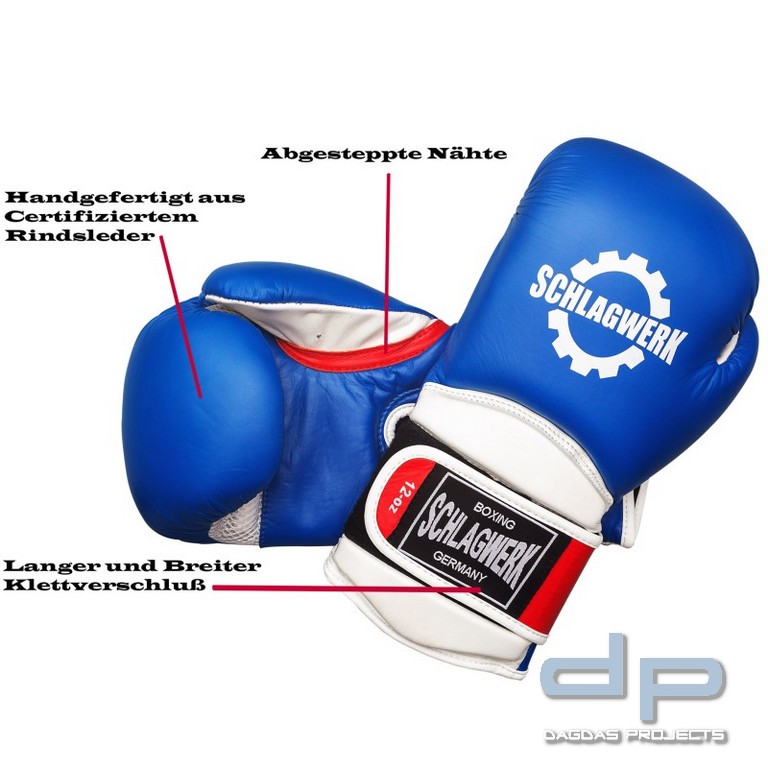SCHLAGWERK Boxhandschuhe "Allround" blau