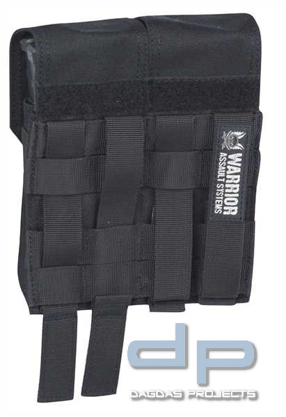 Warrior Double M4 Mag Pouch Black