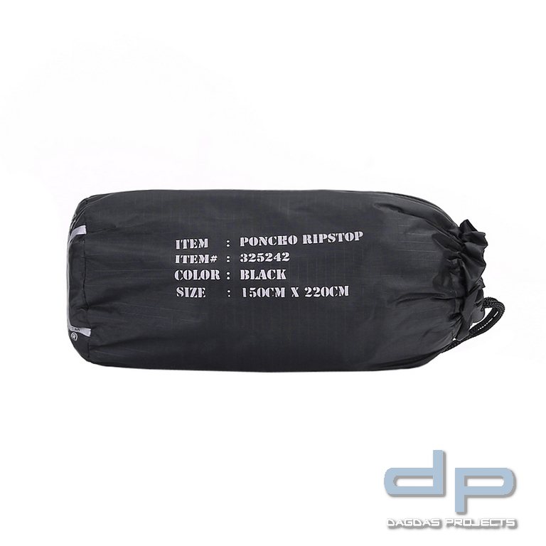 Poncho Ripstop in verschiedenen Farben