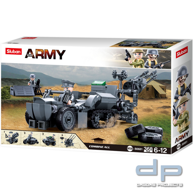Sluban German army 4into1 M38-B0681 #16128