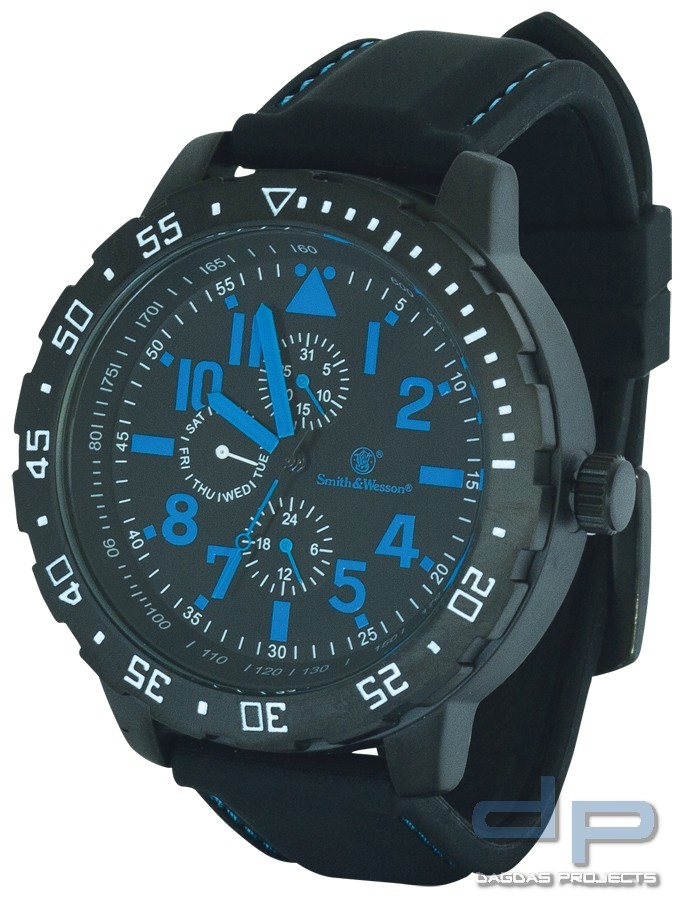 Smith & Wesson Calibrator Uhr mit Kautschukarmband