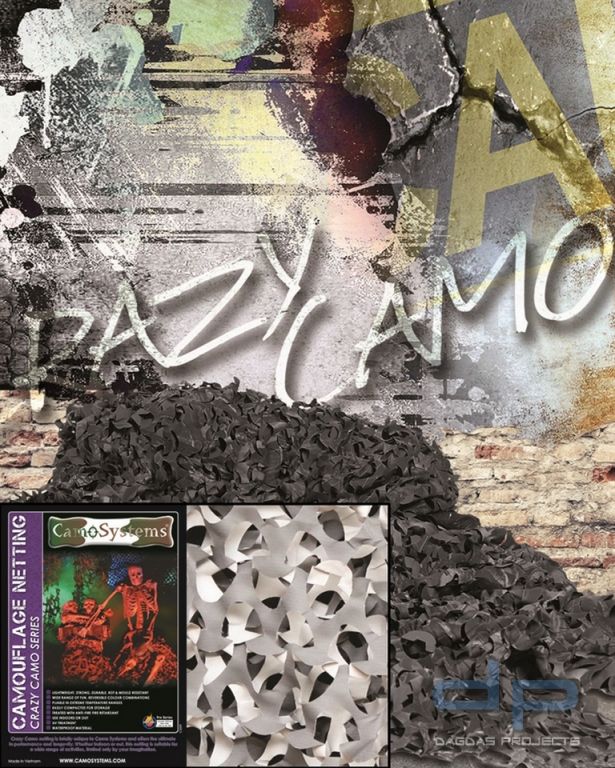 NETZ PRO CRAZY CAMO 2,0X3,0 URBAN VPE 2