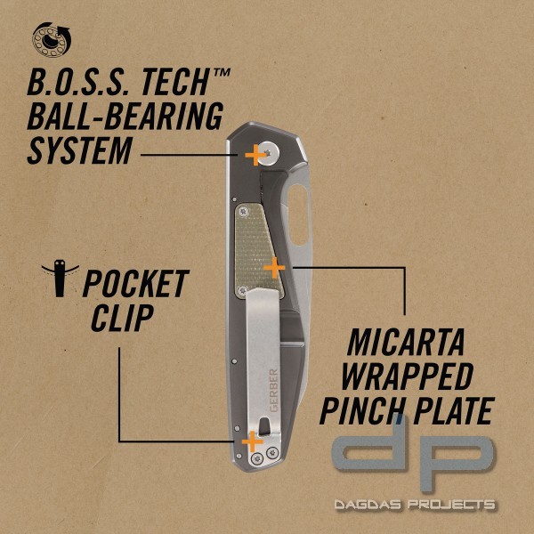 GERBER SLIMSADA TASCHENMESSER
