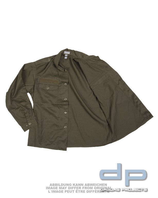 ÖSTERR.FELDBLUSE OLIV 104-116 SORT.NEUW. VPE 10