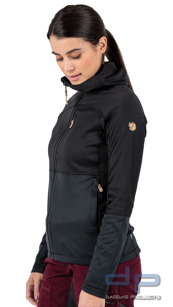 FJÄLLRÄVEN ABISKO TRAIL FLEECE WOMENS HOODIE