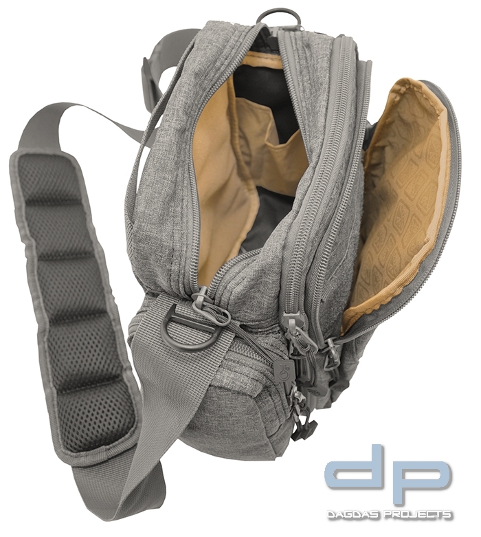 Hazard 4 Grayman Tonto Messenger Bag Grau