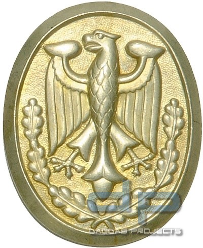 BW Schützenschnurplakete Gold