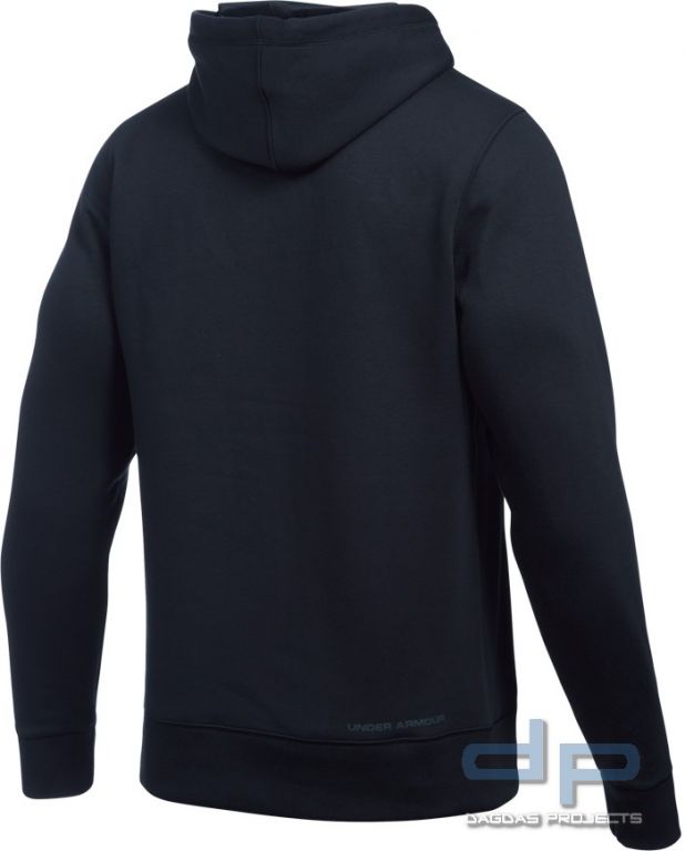 Under Armour Hoodie Varsity Charged Cotton Schwarz
