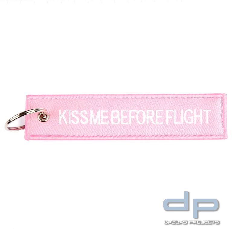 Schlüsselanhänger Kiss Me Before Flight