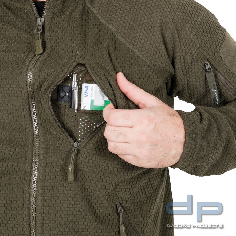 Helikon Alpha Tactical Grid Fleece Jacket in verschiedenen Farben