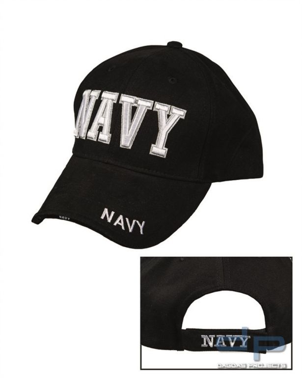BASEBALL CAP SANDWICH SCHW.′NAVY′ VPE 5