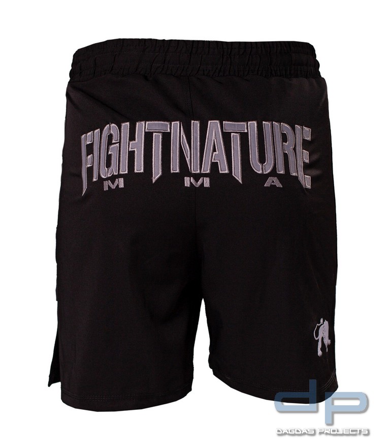FIGHTNATURE MMA Cage Shorts in Schwarz/Rot und Schwarz/Grau
