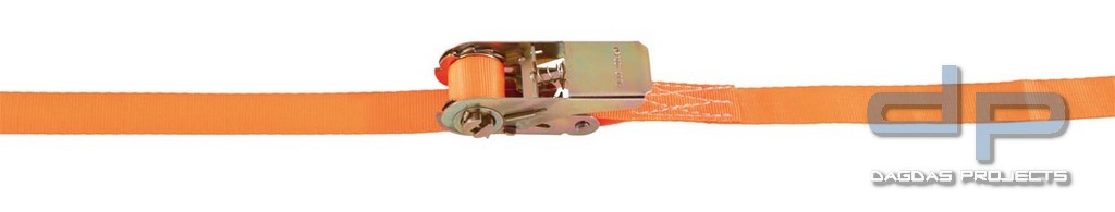 RATSCHEN-ZURRGURT 25 mm x 2 m , 1-TEILIG