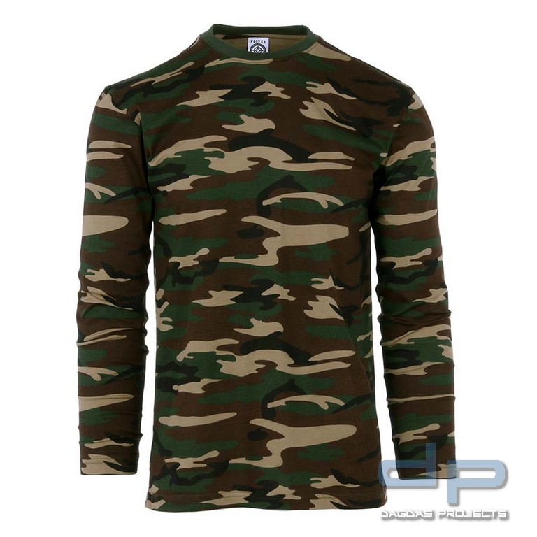 T-Shirt Langarm Woodland