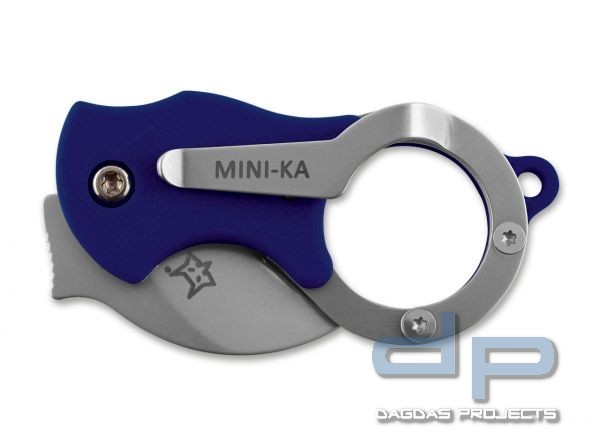 Fox Knives Mini-Ka Blue Sandblasted