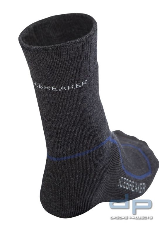 Icebreaker Socken Hike+ Medium Crew Black