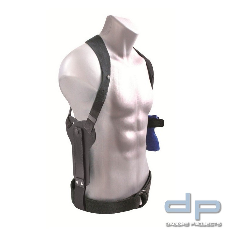 Schulterholster COP® 0410 horizontal, Leder in schwarz oder braun