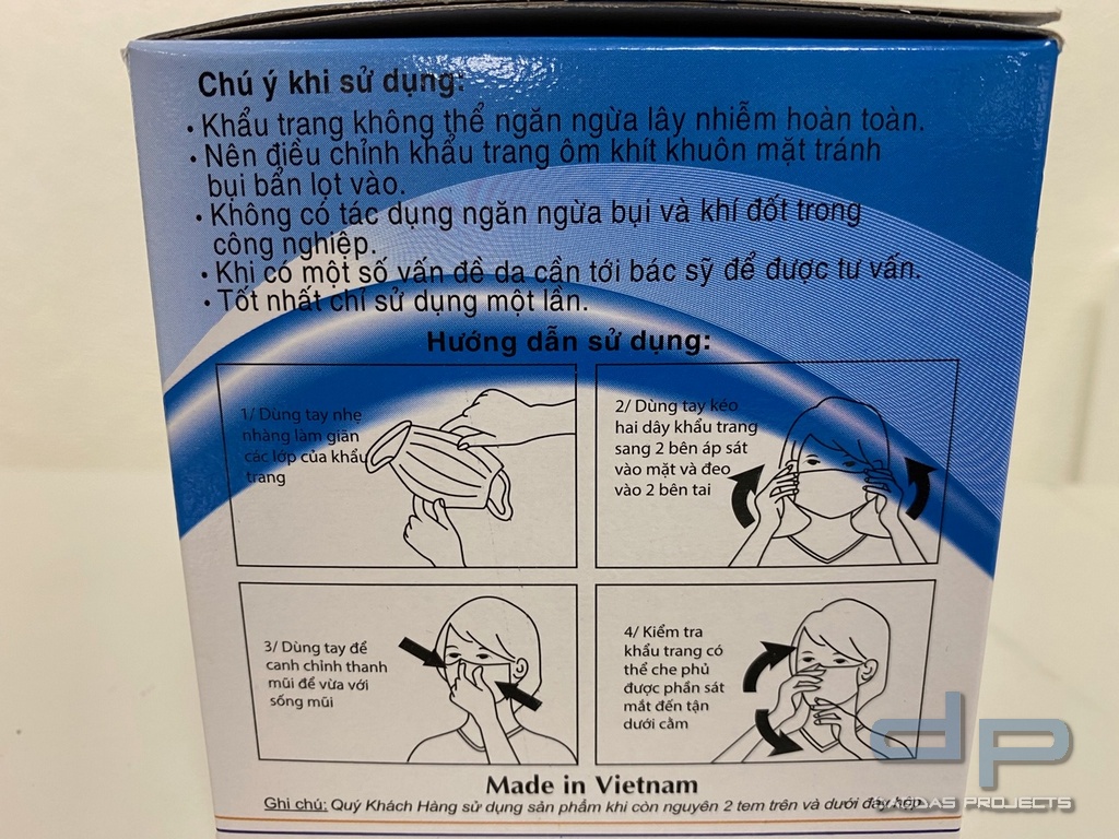 MEDIZINISCHE MUND/NASENMASKE EINWEG 3 lagig (OP-MASKE) 50 er Pack