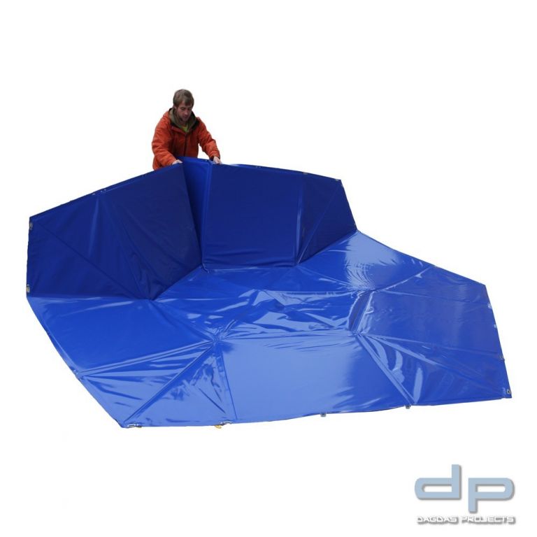 Auffangbehälter Eccotarp Hexagon, 1.000 l, 1.500 x 700 mm, 800 x 750 x 100 mm