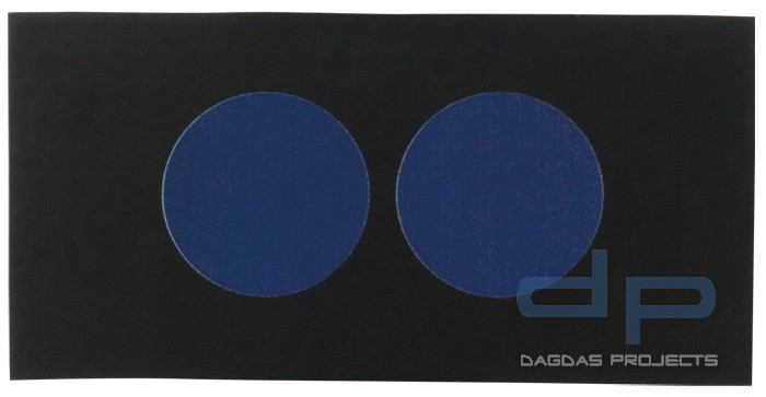 IR-Patch Polizei Gruppenführer Schwarz/Blau 8 x 4 cm