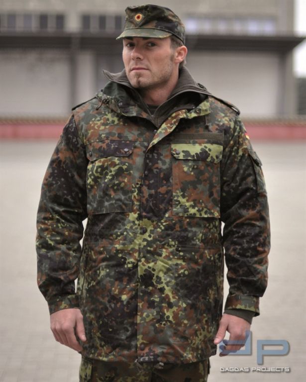 BW FELDJACKE (PARKA) FLECKTARN GEBRAUCHT VPE 5