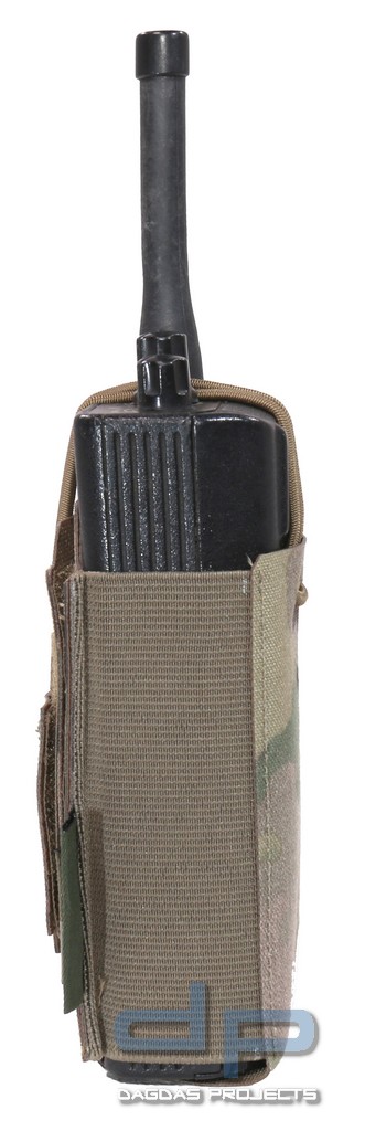 WAS Laser Cut Wing Velcro Adustable Radio Pouch (Links) Multicam