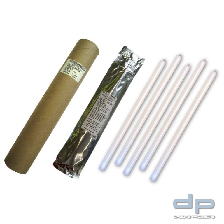 ChemLight 15″, 1 Endring/weiß, 38 cm, 8 h 5 Stück