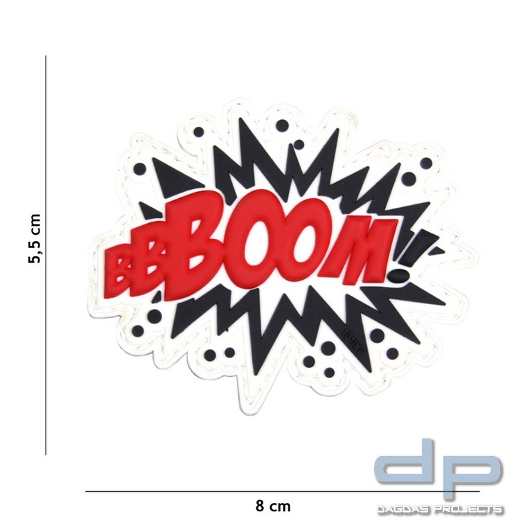 Emblem 3D PVC BOOM! rot