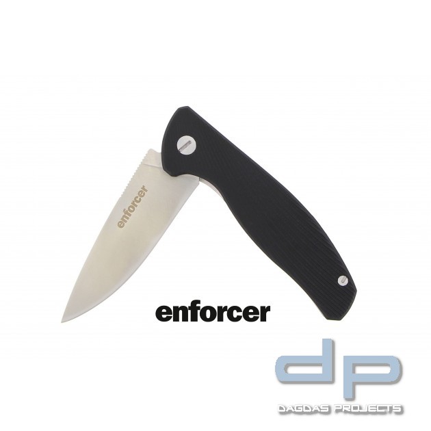 enforcer Einhandmesser Gambino mit schwarzem Griff