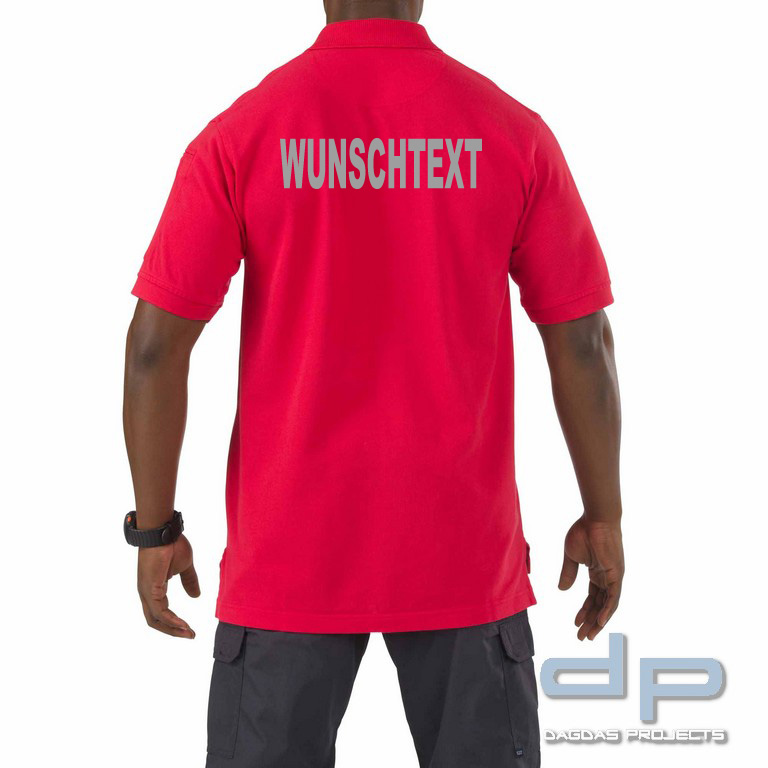 5.11 Professional Short Sleeve Polo verschiedene Farben mit Wunschaufdruck