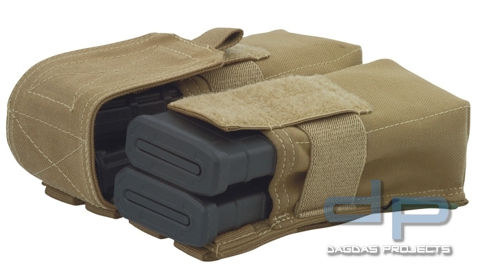 Warrior Double M4 Mag Pouch Coyote