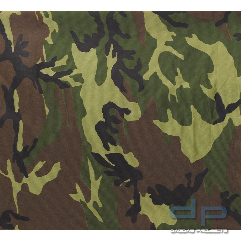 Tarnstoff, woodland, Rip Stop, 1,5 m breit