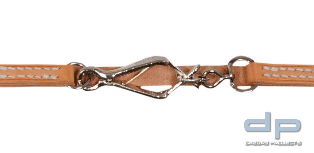 AKAH Spezial-Umhängeleine aus Fahlleder 1,60m x 10mm