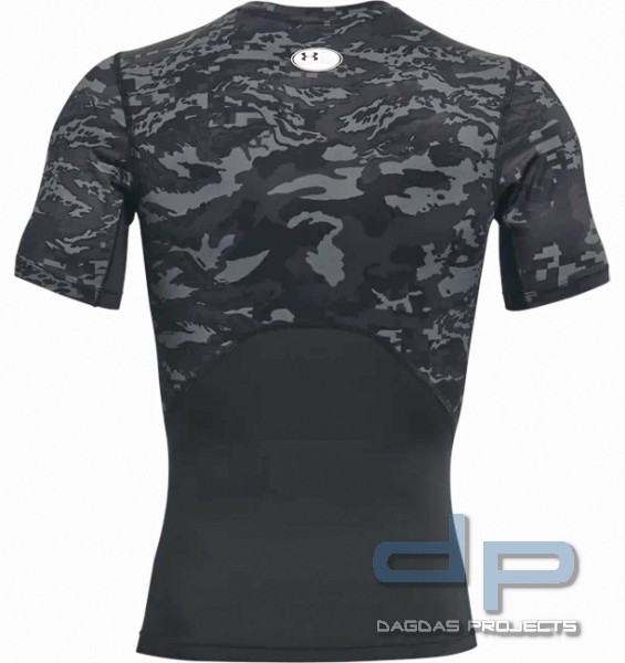 Under Armour HeatGear T-Shirt Camo Print in schwarz