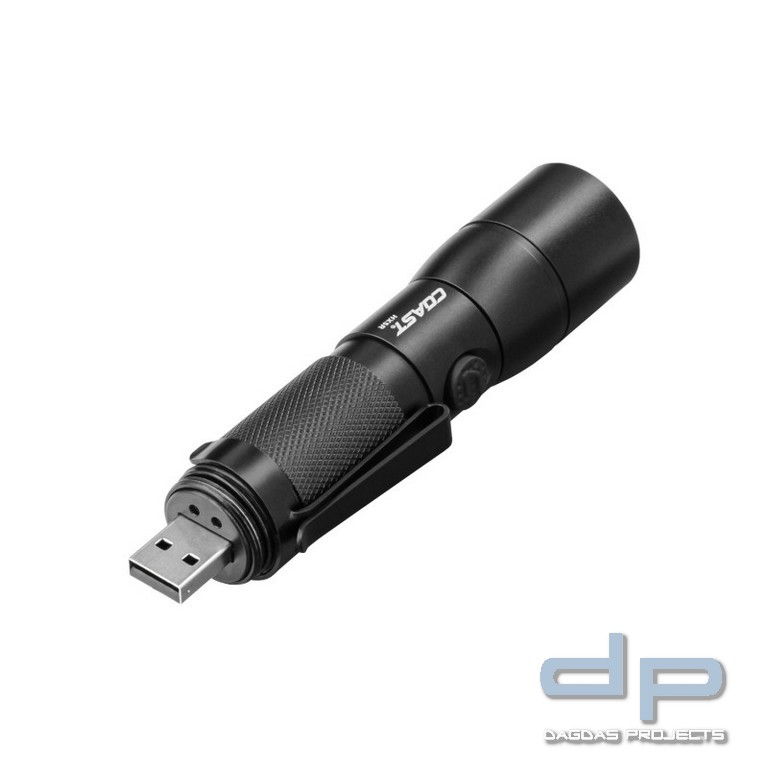 COAST® Taschenlampe HX5R, fokussierbar, inkl. Akku